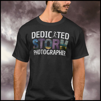 T-shirt Storm Photographe Typographie Design Storm Images