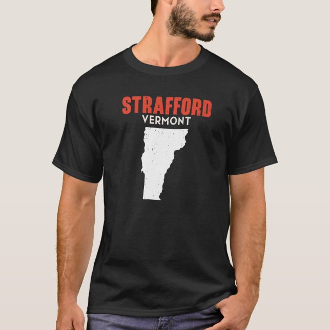 T-shirt Strafford Vermont USA State America Travel Vermont (Devant)