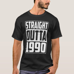 T-shirt Straight Outta 1990 32e anniversaire Vintage Homme