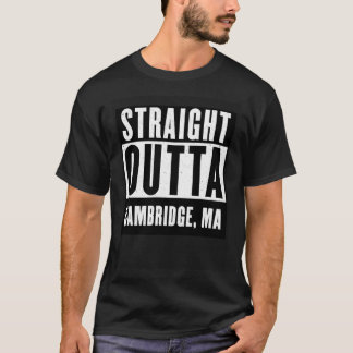 T-shirt Straight Outta MASSACHUSETTS  CAMBRIDGE Home
