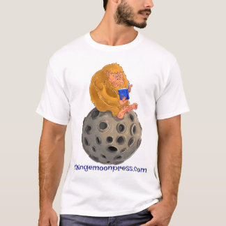 T-shirt Strange Moon Press Bigfoot sur la Lune