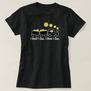 T-shirt Stratégie d'entraînement de Pickleball Je Dink Je