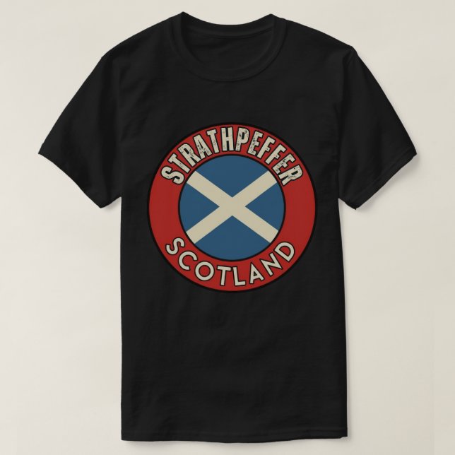 T-shirt Strathpeffer, Écosse (Design devant)