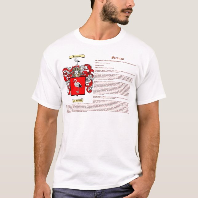 T-shirt strauss (signification) (Devant)