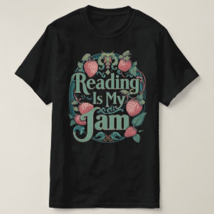 T-shirt Strawberry Book Lover – La lecture est ma