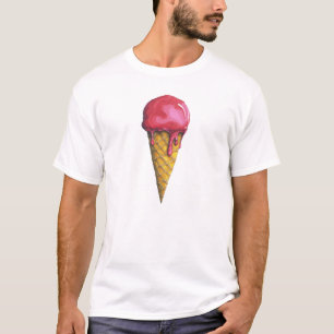 T-shirt Strawberry Ice-cream cone