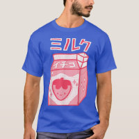 Strawberry Milk Kawaii Katakana Japanese Anime Coo