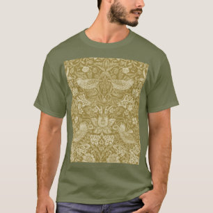 T-shirt Strawberry Thief Gold, William Morris