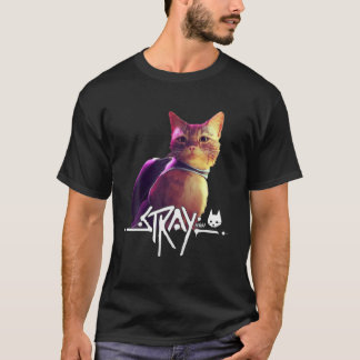 T-shirt Stray Game Stray Vidéo Jeu Drôle