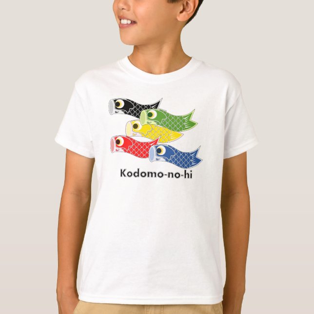 T-shirt Streamers à carpe Kodomo-no-hi (Devant)