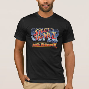 T-shirt Street Fighter II Turbo HD remélangent le logo
