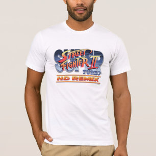 T-shirt Street Fighter II Turbo HD remélangent le logo