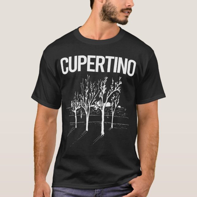 T-shirt Street Trees Cupertino (Devant)