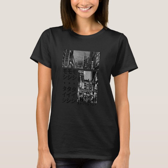T-shirt Streetwear Aesthetic Graphic Fashio (Devant)