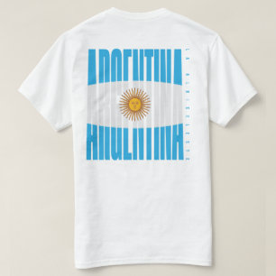T-Shirt Streetwear Argentina La Albiceleste