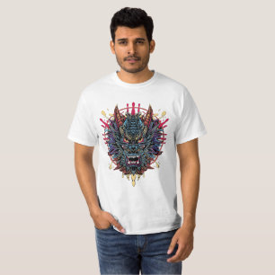 T-Shirt Streetwear Dragon Japonais