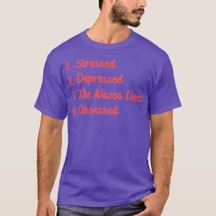 T-shirt Stress Déprimé Les Lignes Nazca Obsédées