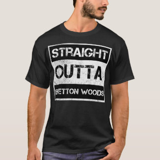 T-shirt Stright Outta Bretton Woods Station de ski Vintage