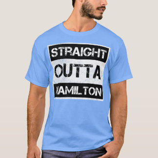 T-shirt Stright Outta Canada Souvenir Vintage en détresse