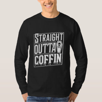 T-shirt Stright Outta Coffin Funny Vampire Puns d'Hallowee