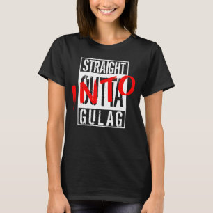 T-shirt Stright Outta Gulag Warzone Service Appels Gamer