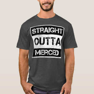 T-shirt Stright Outta Merced city California Vintage Dist