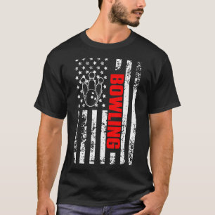 T-shirt Strike ou Spare US American Flag Sports Patriotiqu