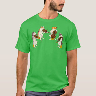 T-shirt String Quartet Cats Musical Cats