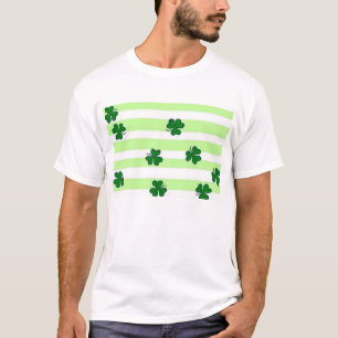 T-shirt stripey shamrock-simple