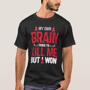 T-shirt Stroke Survivor Mon Cerveau A Essayé De Me Tuer Re