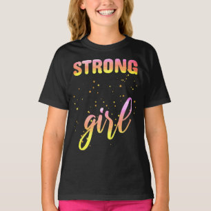 T-shirt Strong Girl Pastel Star