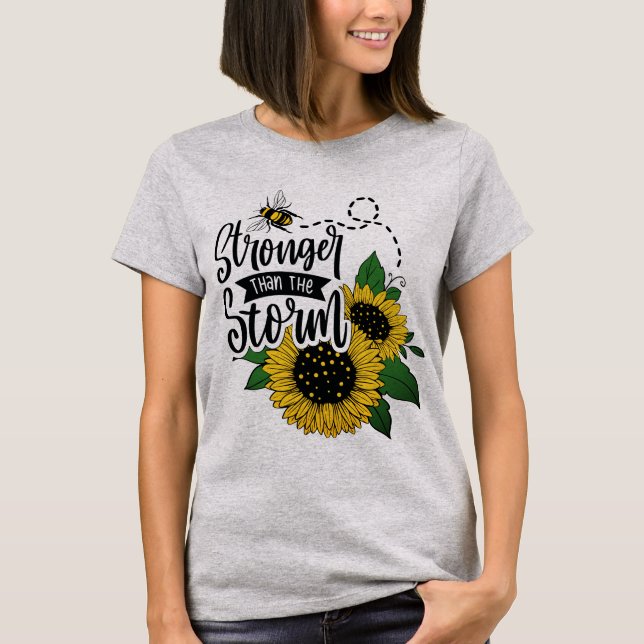 T-shirt Stronger than the storm  (Devant)