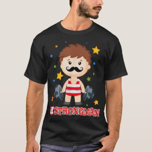 T-shirt Strongman Boys - Cirque - Enfants Strongman Costum