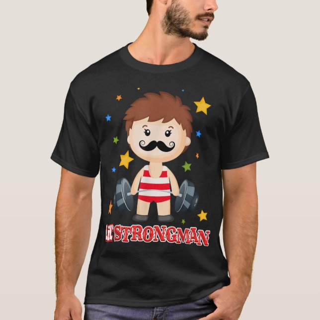 T-shirt Strongman Boys - Cirque - Enfants Strongman Costum (Devant)