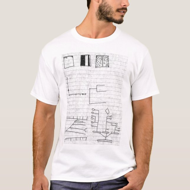 T-shirt Structure devenir de la vie de forme de réalité (Devant)