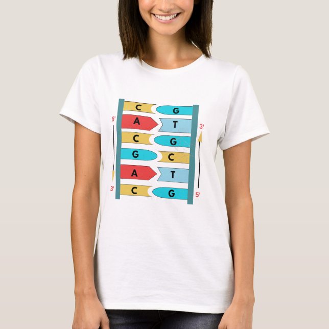 T-shirt Structure of DNA Molecule , Biology Science Gift  (Devant)