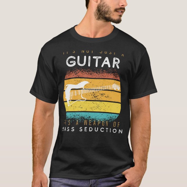 T-shirt Strum to Seduce : Guitare - Arme de la séduction d (Devant)