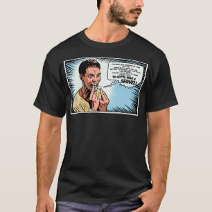 T-shirt Stu Macher Scream Movie Comic Panneau d'adaptation