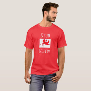 T-shirt Stud Muffin Saint-Valentin Vacances Cadeau Hommes