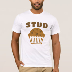 T-shirt Stud Muffin Tee, Muffin Graphic Amusant chemise De