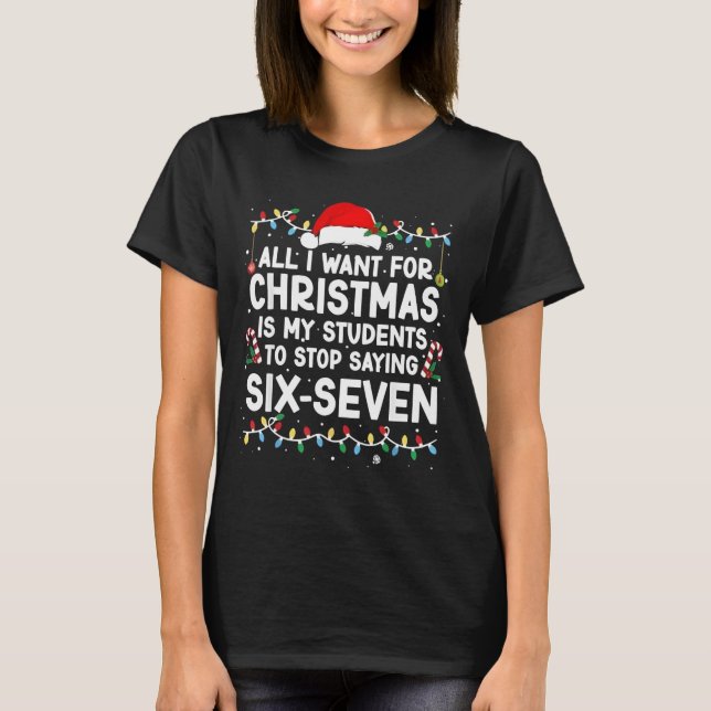 T-shirt Students Saying 6-7 67 Six Seven Meme Teacher Chri (Devant)