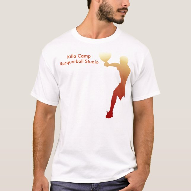 T-shirt Studio de racquetball de camp de Killa (Devant)