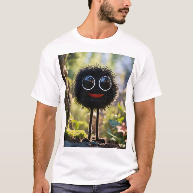 T-shirt Studio Ghibli Soot Sprée Art Imprimer (Devant)