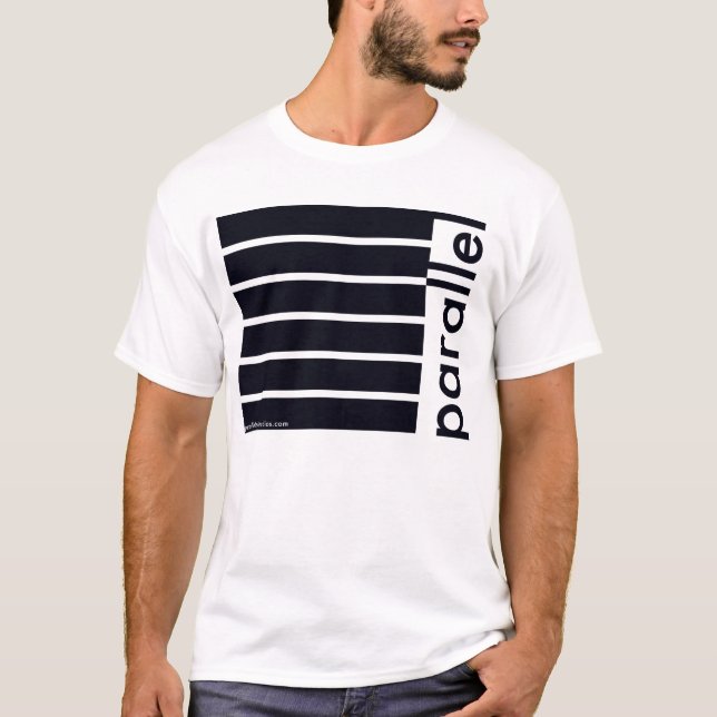 T-shirt Studios parallèles de musique (Devant)