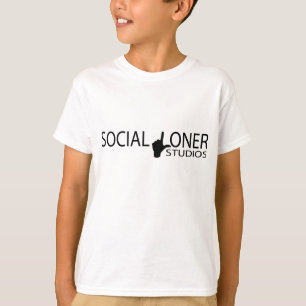 T-shirt Studios sociaux de solitaire