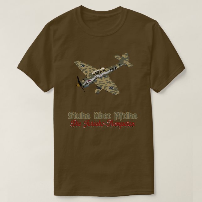 T-shirt Stuka über Afrika (Design devant)