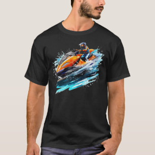 T-shirt Stunts cool avec Jet Ski pour Water Sport