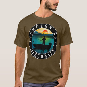 T-shirt Sturgeon Bay Wisconsin Pêche