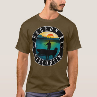 T-shirt Sturgeon Bay Wisconsin Pêche