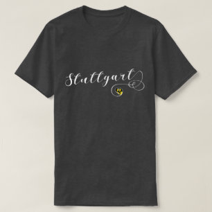 T-shirt Stuttgart Heart, Bade-Wurtemberg, Allemagne